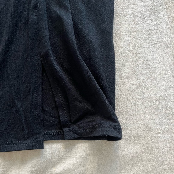 Silence + Noise Side Knot T-Shirt Dress in black (size S) - Picture 7 of 7